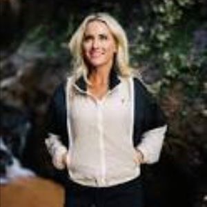 Zyia Black and Tan lightweight jacket